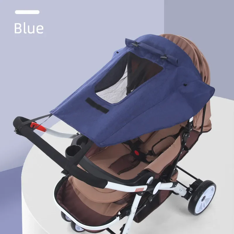 Acessórios universais para carrinho de bebê, proteção solar, proteção uv, dossel, capa para carrinhos de bebê, assento de carro, viseira solar: YELLOW