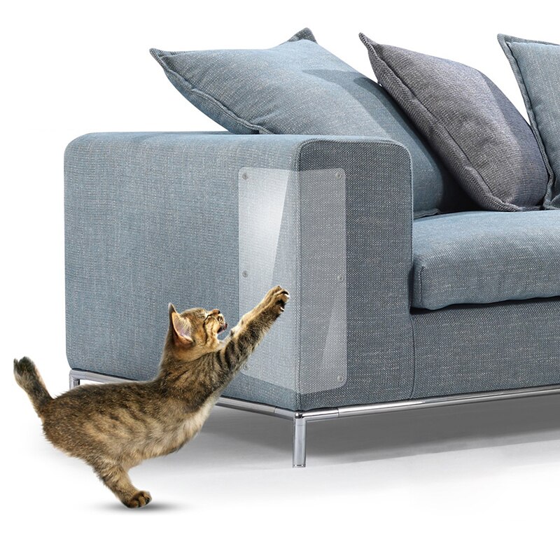 2 stk sofa katteskrape matte skrape kattetre skrape klo stolpe beskytter sofa for katter riper pote pads kjæledyr møbler