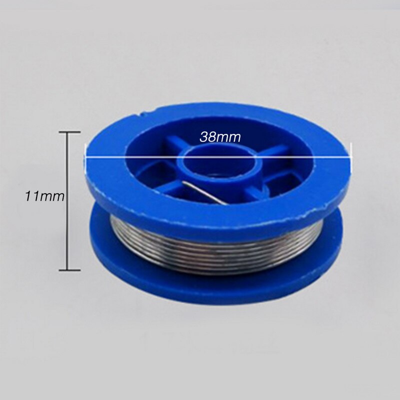 Alambre de soldadura de estaño, colofonia de plomo de 5/10mm, 1/0,8 Uds. 38x11mm contenido fundente 2.0% Reparación de soldadura herramientas para eléctrico de soldadura