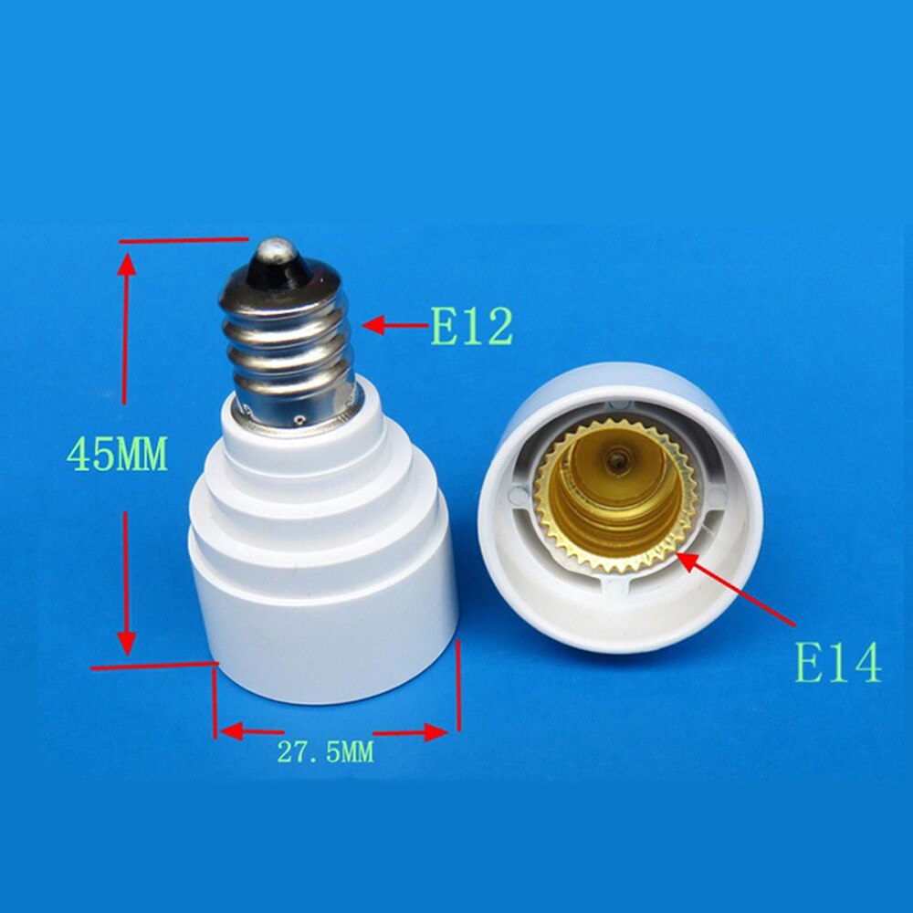 Lamp Converter E12 om E14 lamp adapter houder socket Lamp Base converter LED Verlichting Accessoires Verleng Adapter