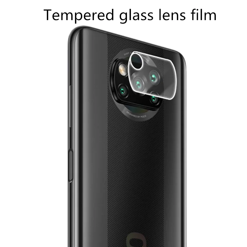 3 Stück für Xiaomi Mi PocoF2Profi PocoX3 Displayschutzfolien Kameraobjektiv Glasfolie auf Xiaomi Mi PocoX2 PocoM2Profi Hinweis 10 Profi Poco X3 X