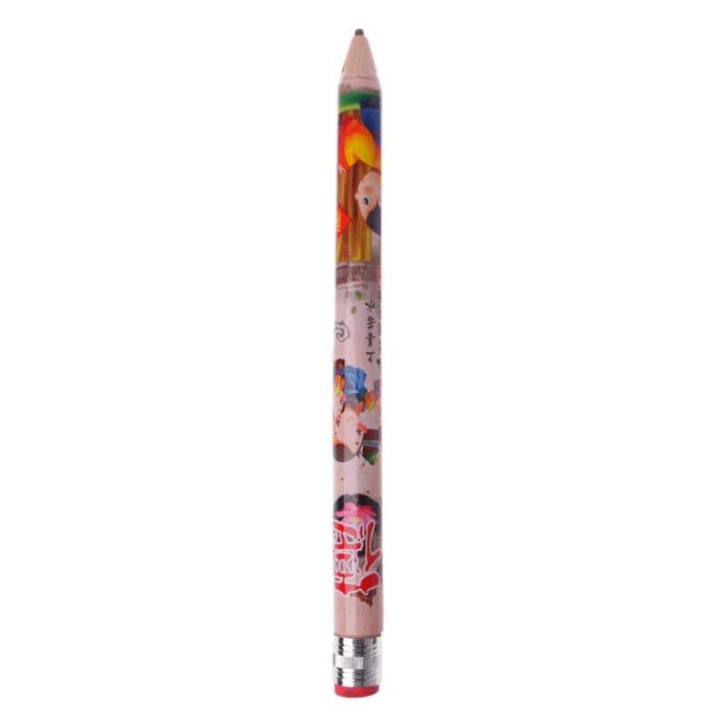Giant Wooden Pencil Large Stationery Novelty Children Toy Performance Prop 35cm for Painter, artist, student