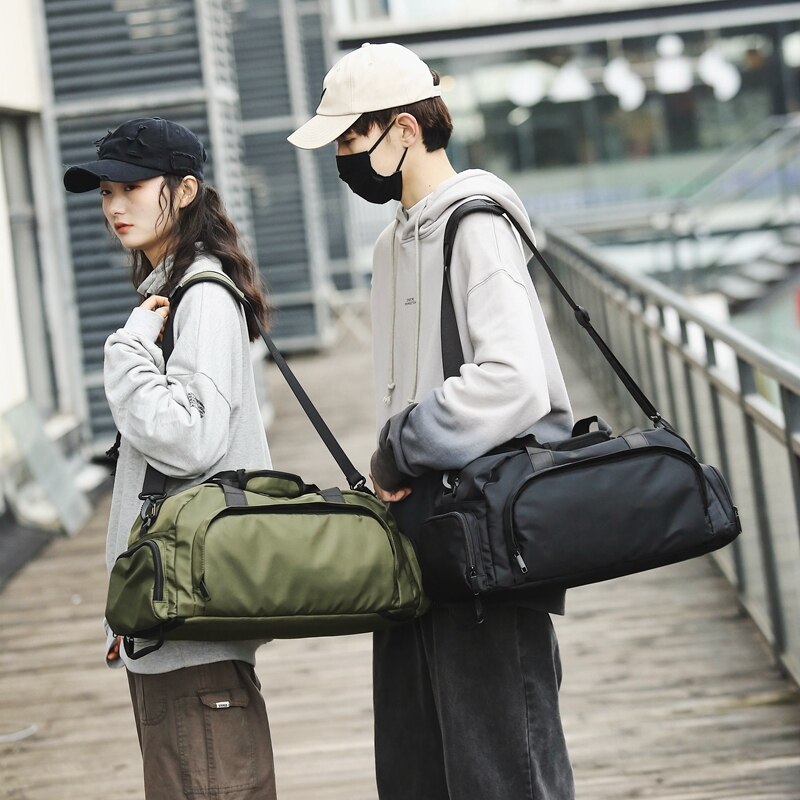 Multifunktionale Rucksack Nylon Wasserdicht lässig Gepäck Tasche Ich bin Freien Reise Rucksack Schulter Bote Sport Tasche