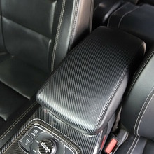 Carbon Fiber Car armrest cover Center Console For Jeep Grand Cherokee Armrest Covers Armrest Storage Box Cover Trim