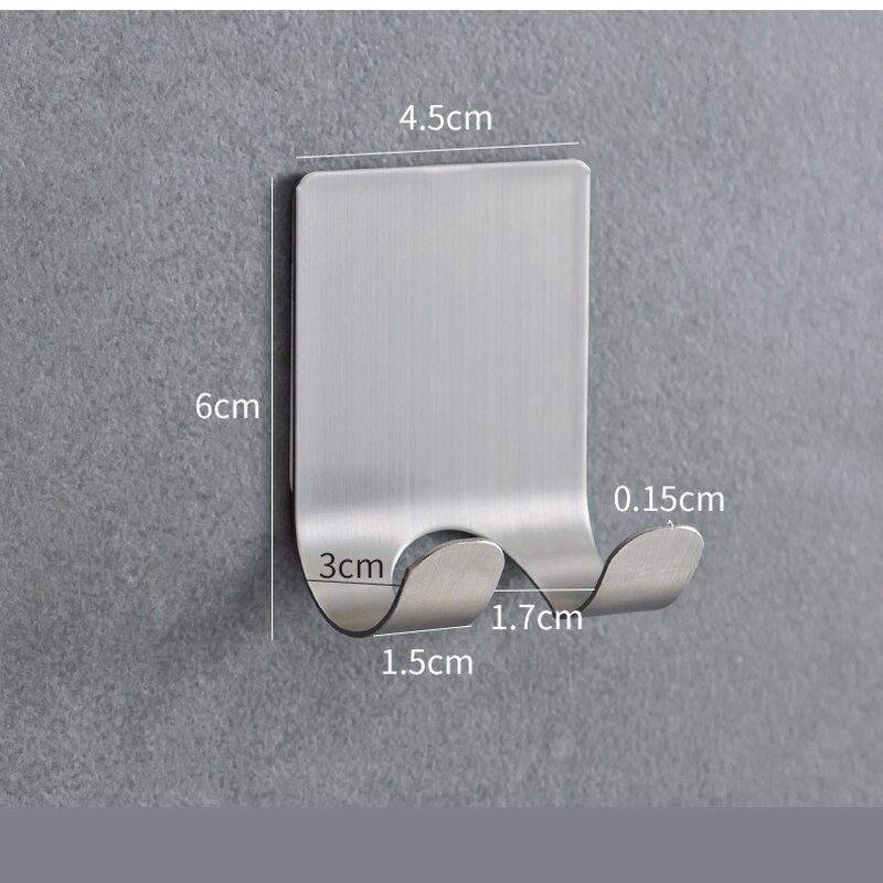 3 Pcs Scheren Scheermes Houder Douche Rvs Badkamer Muur Scheermes Rack Mannen Scheerapparaat Plank Hanger Keuken Lijm Opslag Haak