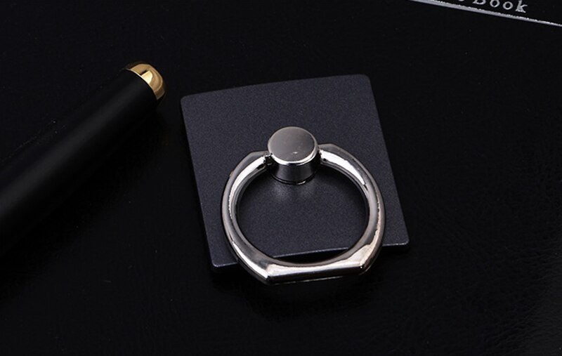 Zufällig farbiger fingerring-handyhalter für iphone, huawei, samsung, smartphones, runde handyringe, autohalterung