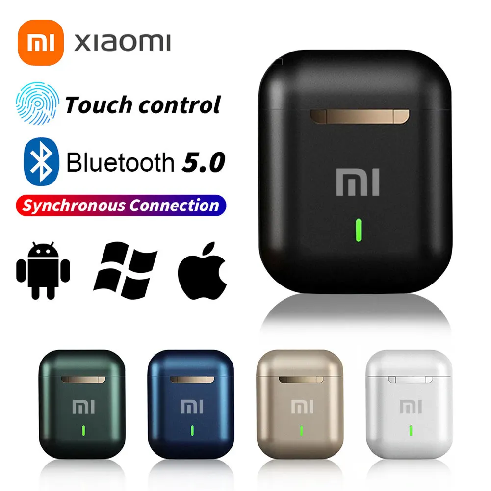 Xiaomi  j18 bluetooth-øretelefoner i øret hifi stereomikrofon bluetooth-berøringsvanntette støyreduserende øretelefoner