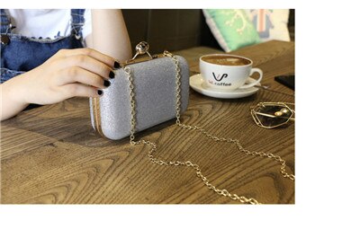 JULY'S SONG Woman Evening Bag Women Gold Clutch Bags Shiny Sequins Day Clutch Wallet Wedding Purse Party Banquet Mini Handbag: silver