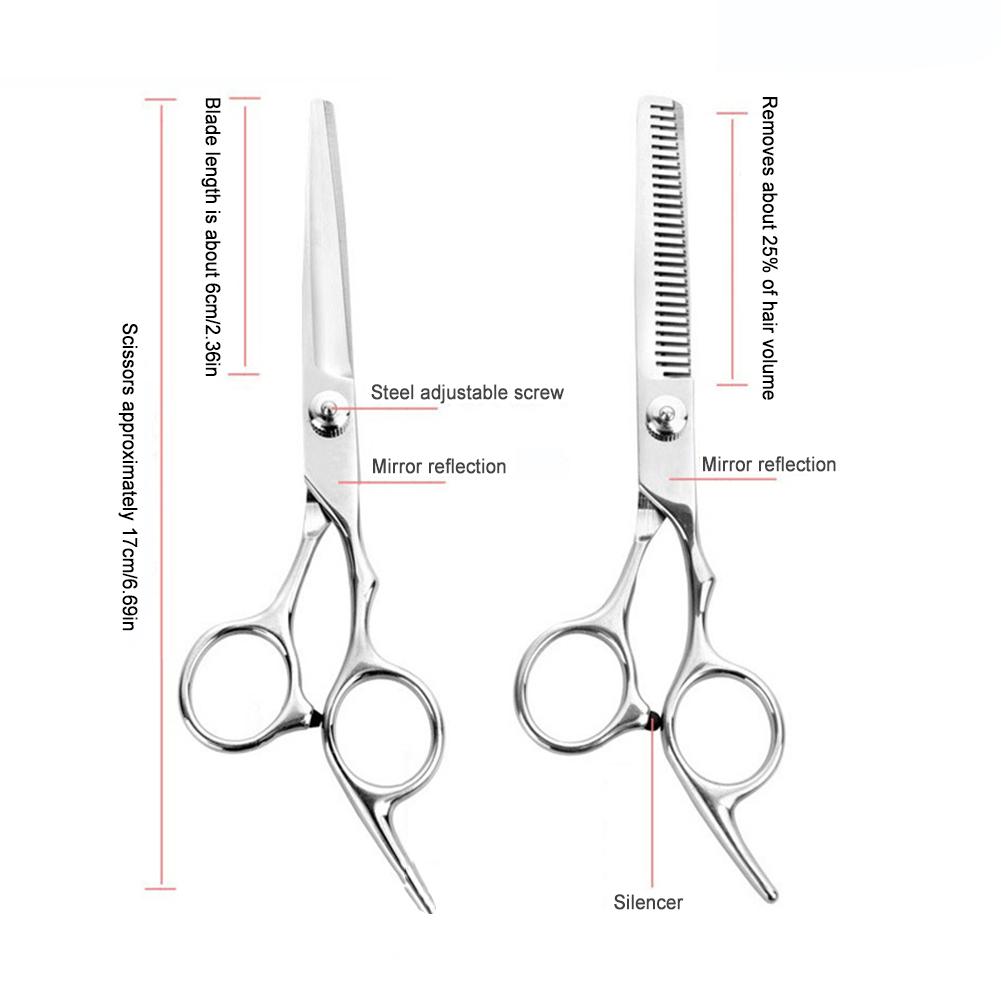 5PCS/Set Haircut Kit Hairdresser Scissors Set Thinning Shear Hair Cutting Scissors Kit For Hair Styling Daily Care