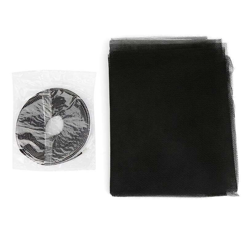 Insect Screen Window Netting Kit Fly Bug Wasp Mosquito Curtain Mesh Net Cover Insect Window Net &Tape Home Decor: 130 x 150CM