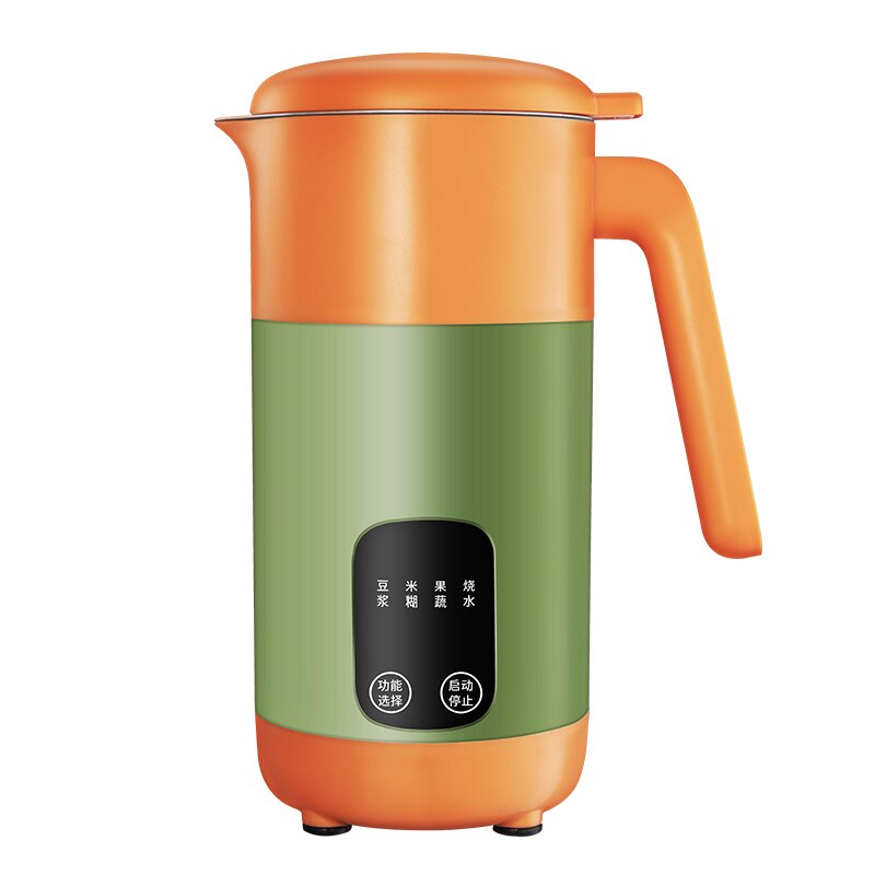 220V Protable Soybean Milk Machine Cytoderm Breaking Maker Multi-function Cooking Machine Filter-free Automatic heating Soy milk: Green / AU