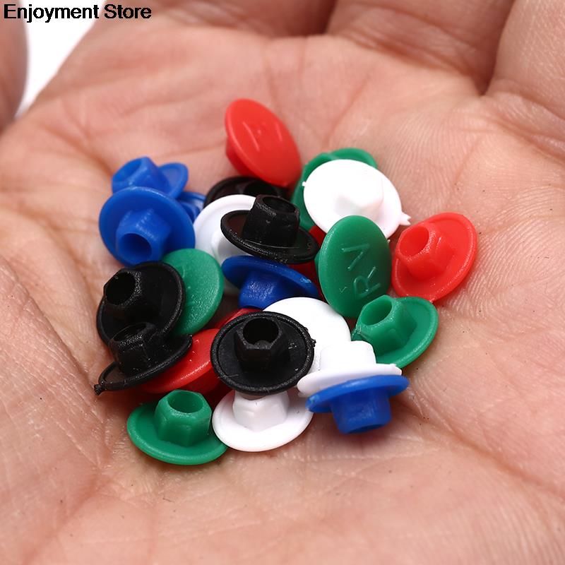 5 pièces poignée de vélo bouchon à vis capuchon en plastique M5 accessoires d'équitation adapté pour VTT vélo de route vélo pliant