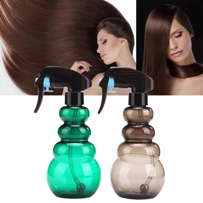 Hairdressing Spray Bottle 200ML Hair Humidification Transparent Sprayer Manual Press 200ml Double Color Bottle 2U0705