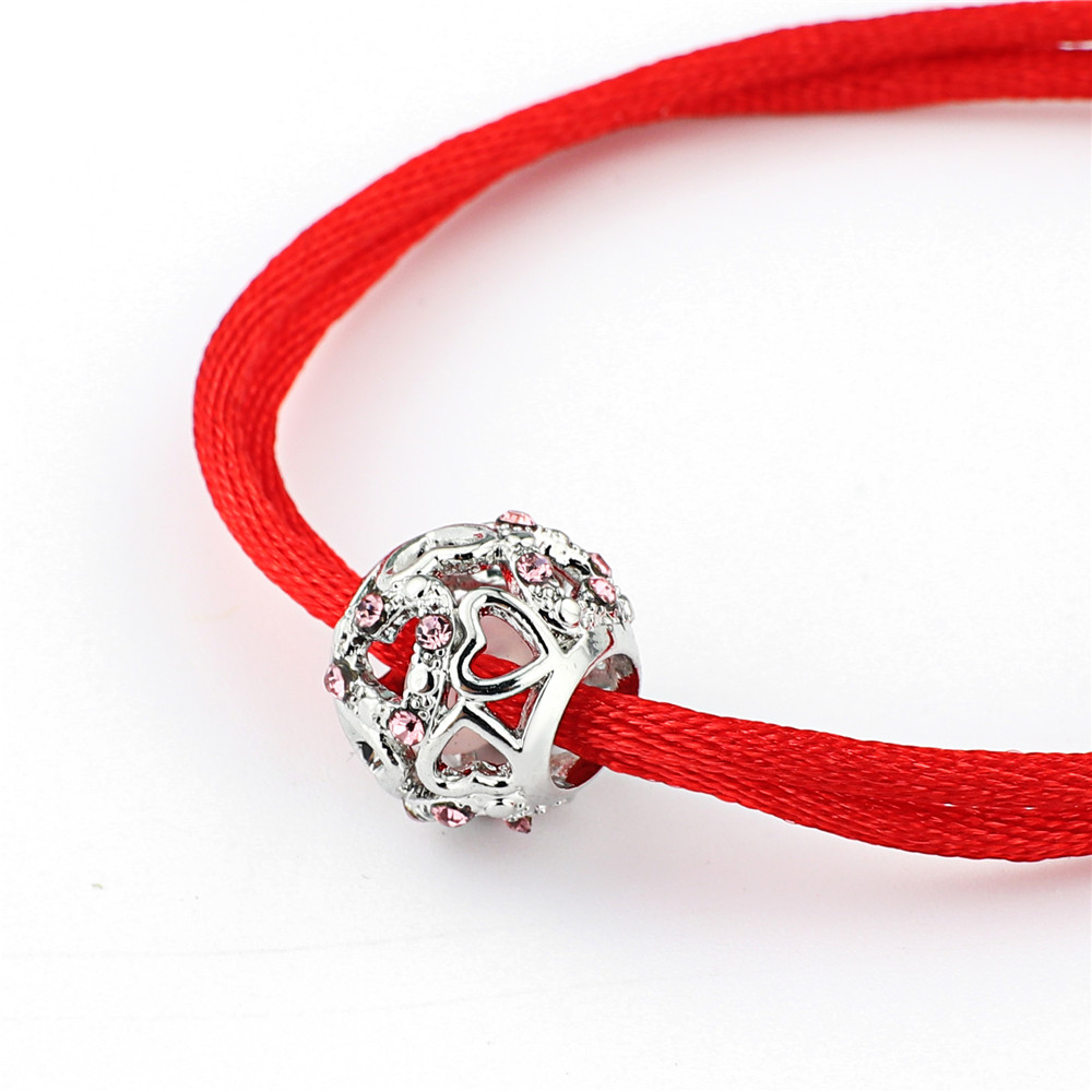 Dgw Handgemaakte Gevlochten Touw Armbanden Rode Discussie Charm Armbanden Brengen Je Geluk Vreedzame Armbanden Verstelbare Lengte