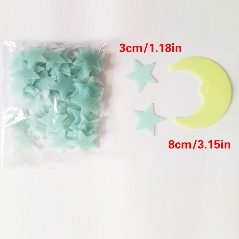Wall Stickers Luminous Stickers Fluorescent Stars Shine In The Dark Glow In The Dark Stars Star Fluorescent Ceiling