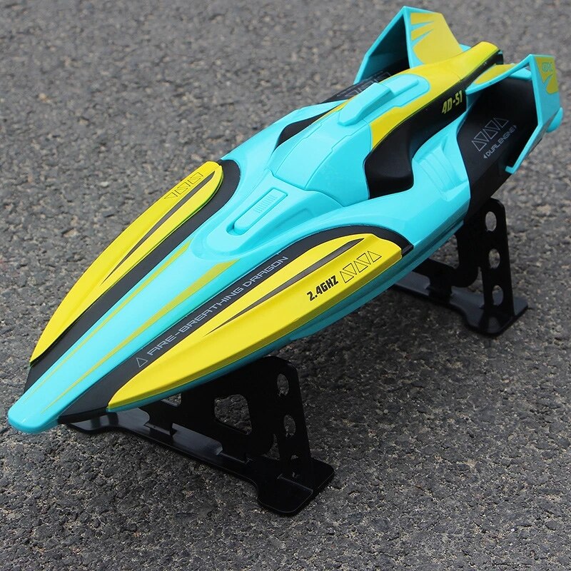 Speedboat 2.4Ghz 4CH, bateau à grande vitesse, télécommande, 30 km/H, double moteurs, Rechargeable, étanche, Anti-Collision, jouet pour avion