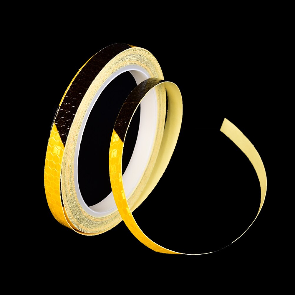 1Pc Fluorescent MTB Bike Bicycle Reflective Stickers Cycling Motorcycle Strip Decal Tape Safety