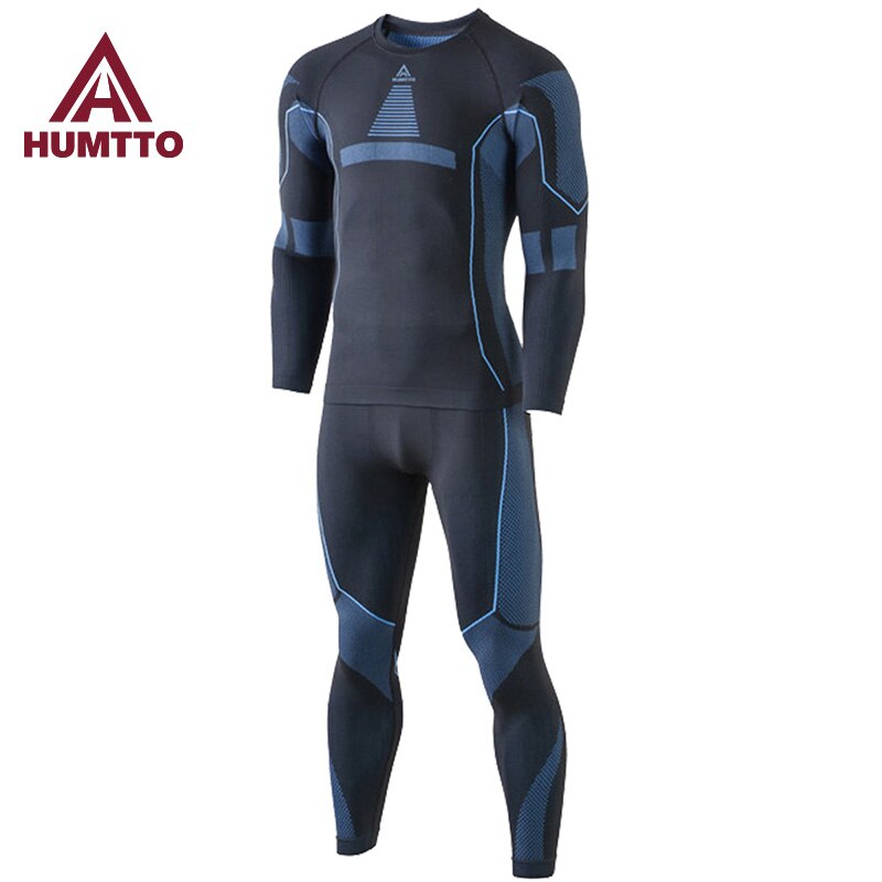 Humtto Winter Thermisch Ondergoed Voor Mannen Mode Compressie Panty Warm Houden Outdoor Lange Onderbroek Sets Ski Heren Ondergoed Set