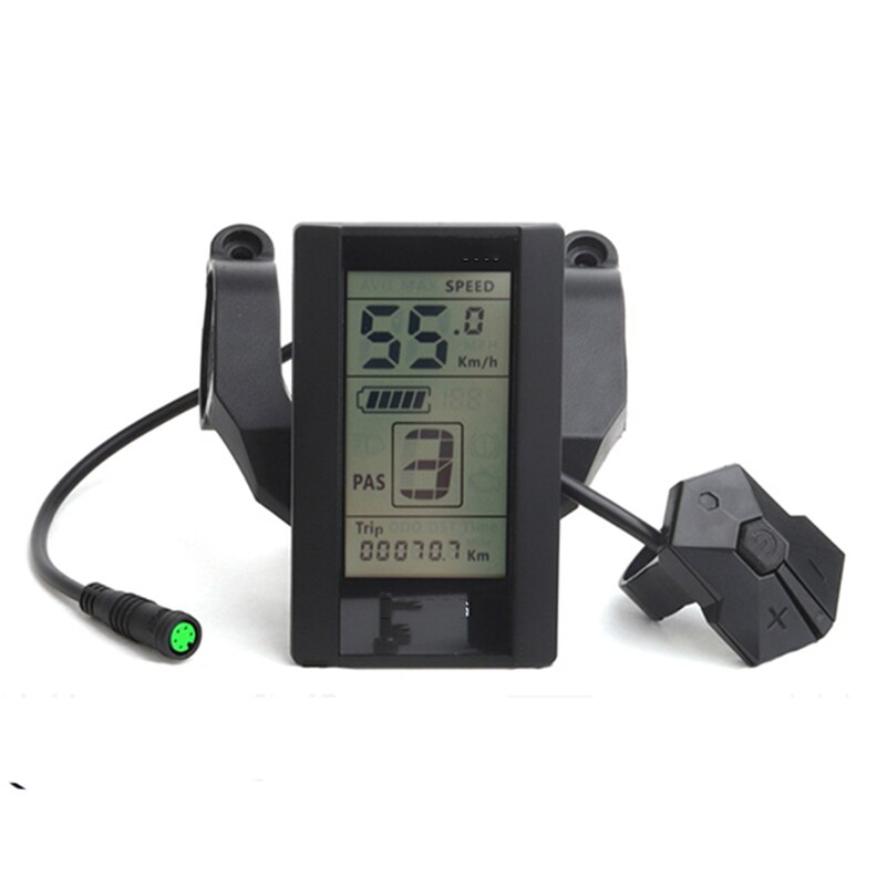 BAFANG C965 800S LCD Display Speed Indicator E bike Conversion Mid Motor Hub Motor BBS01B BBS02B 36V 48V Motor E-bike Kits: Default Title