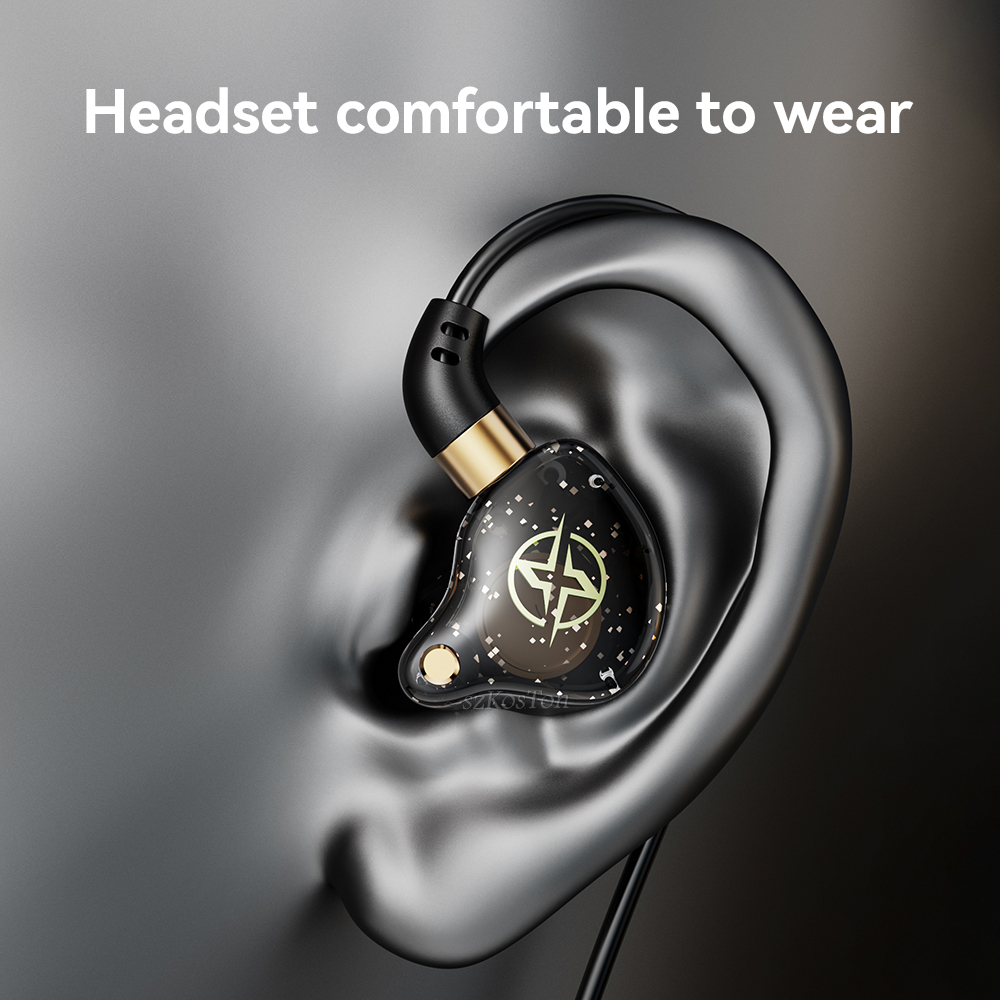 SZKOSTON-auriculares inalámbricos BX-02, cascos deportivos HiFi con Bluetooth, compatibles con micrófono, cancelación de ruido, graves, 5,0