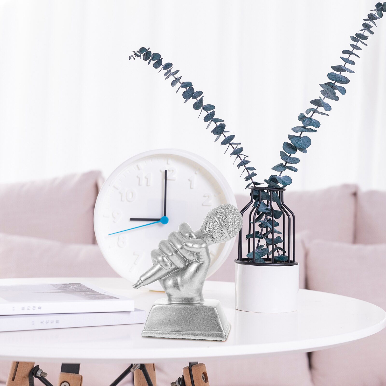 Microphone Trophy Adornment Singing Competition Award Children Musical Trophy