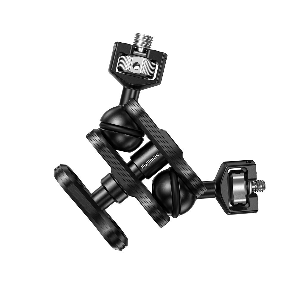 SmallRig Quick Release Articulating Magic Arm with Double Ballheads Extension (1/4"and 3/8" Screw) For DSLR Cage Monitors -2212