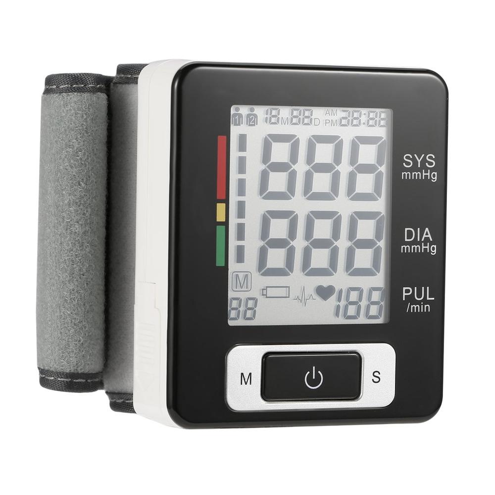 Automatic Upper Arm Style Electronic LCD Display Blood Pressure Monitor English Voice Heart Beat Meter Sphygmomanometer