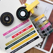 Manual 3D Bar Code Machine Manual Labeling Machine Family Office Label Embossing Printer Plastic Portable Mini Sculpture Print