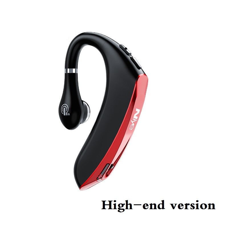 Nyeste trådløse bluetooth headset hovedtelefon hd stereo med mikrofon stemmestyring håndfri øretelefon hovedtelefoner til telefon kørsel: Ds800 røde