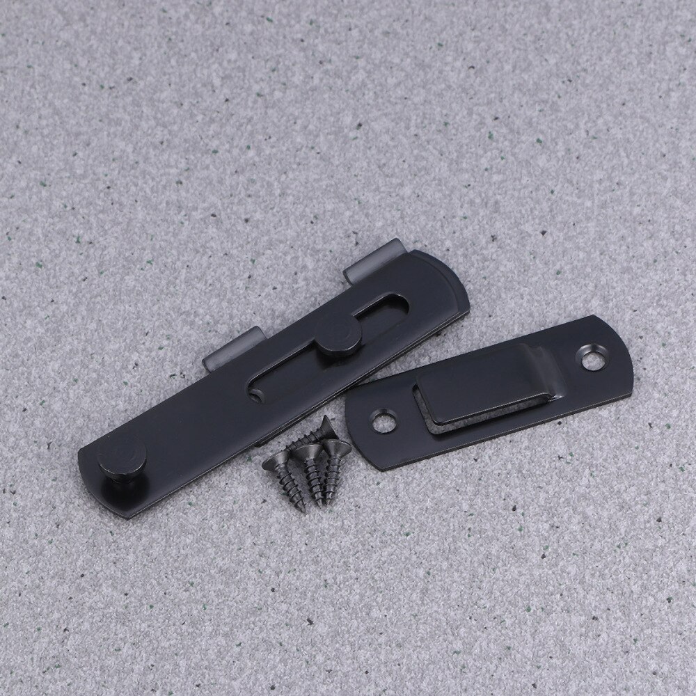2pcs Stainless Steel Rust-proof Door Hasp Gate Latches Safety Door Lock for Doors Windows Cabinets Gates Furniture