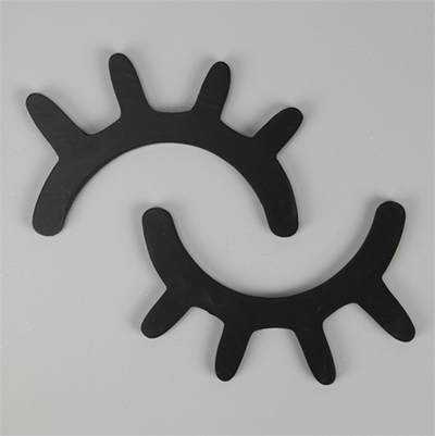 Adhesivo con de pestañas para pared DIY, 1 par, 3D de madera con bonitos ojos dormilones, decoración para la sala de estar de niños, pegatinas de pared para para niñas: Black