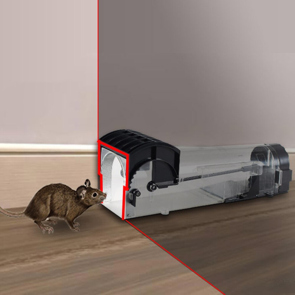 Piège à rats non toxique 1 pièce, piège à souris Transparent et humain, contrôle des rongeurs, appât pour Hamster, piège à souris