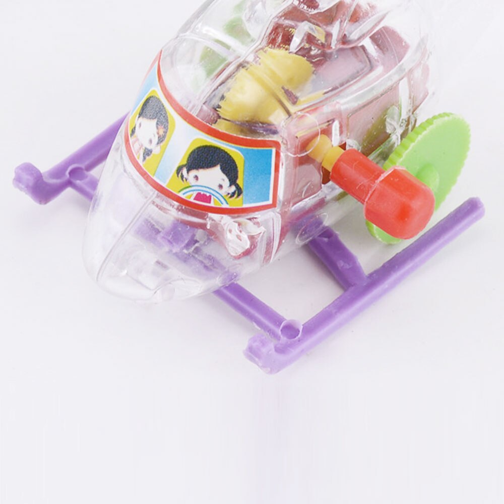 Avión cuerda-Up reloj de juguete aviones Mini aviones juguetes color plástico avión juego divertido niños al aire libre helicóptero
