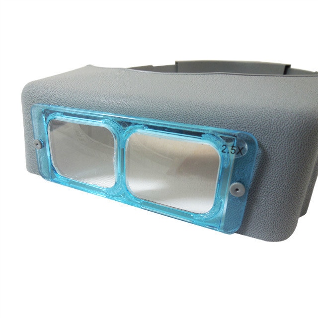 1.5X 2X 2.5X 3.5X Optivisor Headset Watchmaker Repair Magnifier Head Wearing Magnifying Glass Headband Eye Loupe