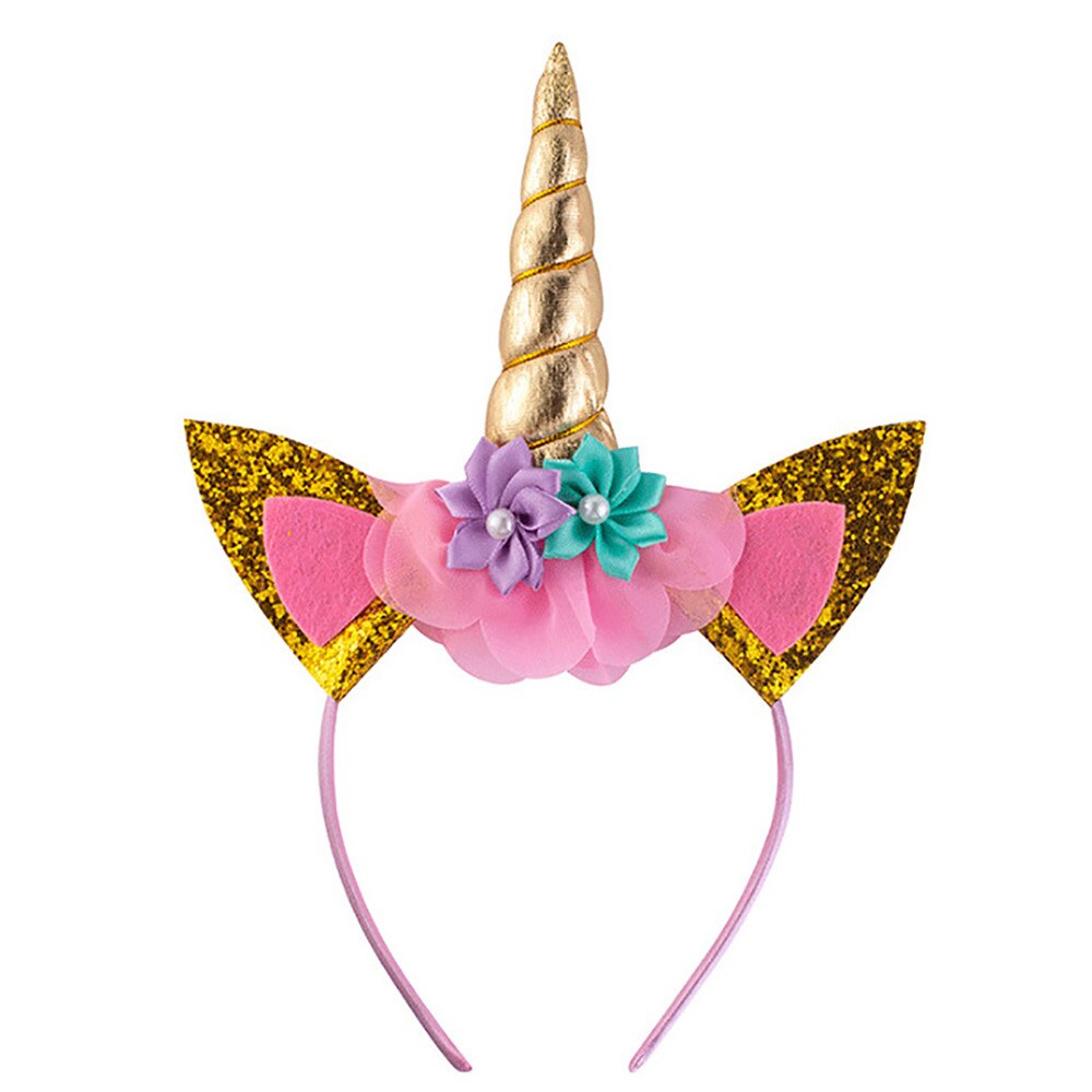 Halloween Party Unicorn Glowing Headband Unicorn Headband With Light For Prom Halloween Birthday Party: Olive