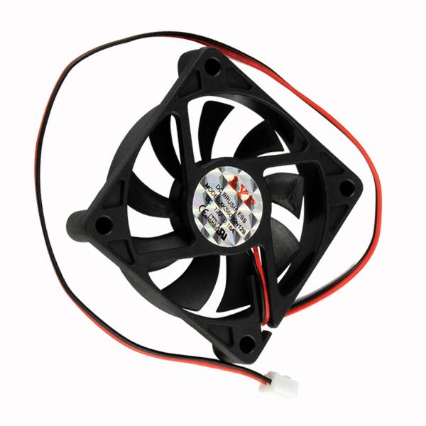 Pc computer kølig blæser 6 x 6 x 1.2cm dc køleventilator computer pc sag cpu køler taske blæser 2 ben 12v