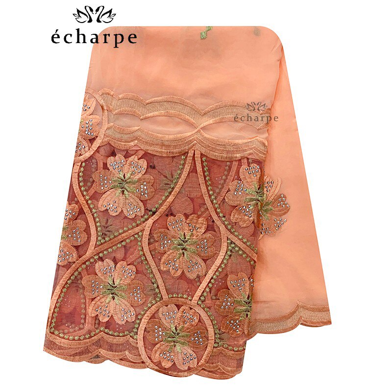 Chiffon Sjaal Afrikaanse Vrouwen Hijab Sjaal, Borduren Chiffon Sjaal Big Size Sjaal Voor Sjaals EC986: EC986-2