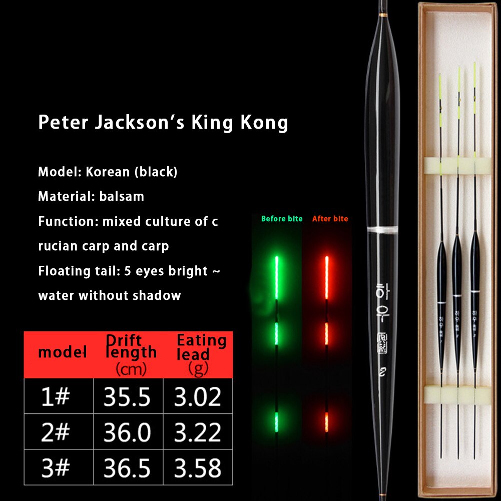 Electronic LED Light Fishing Float Bite Alarm Luminous Fishing Tackle Tools Alarm Fish Bait Automatic Color Change Changing