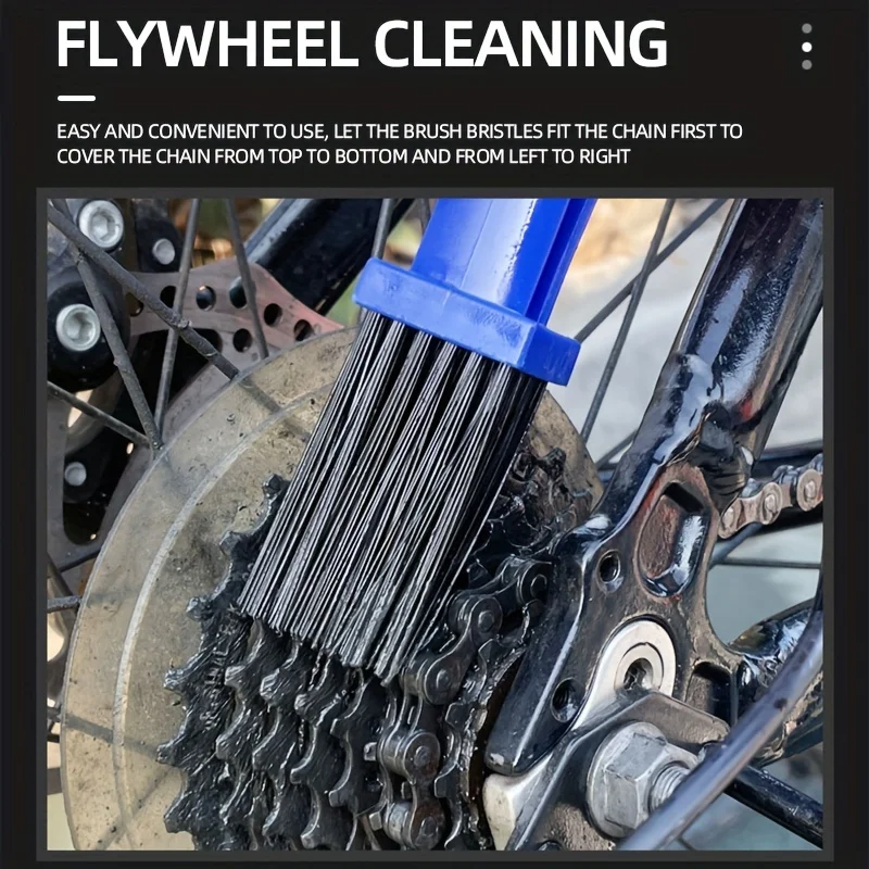 Przenośny czyścik robić łańcucha motocyklowego, roweru szosowego, szczotka robić czyszczenia łańcucha rowerowego, narzędzia motocyklowe, narzędzie robić czyszczenia łańcucha, narzędzie robić konserwacji, Port.