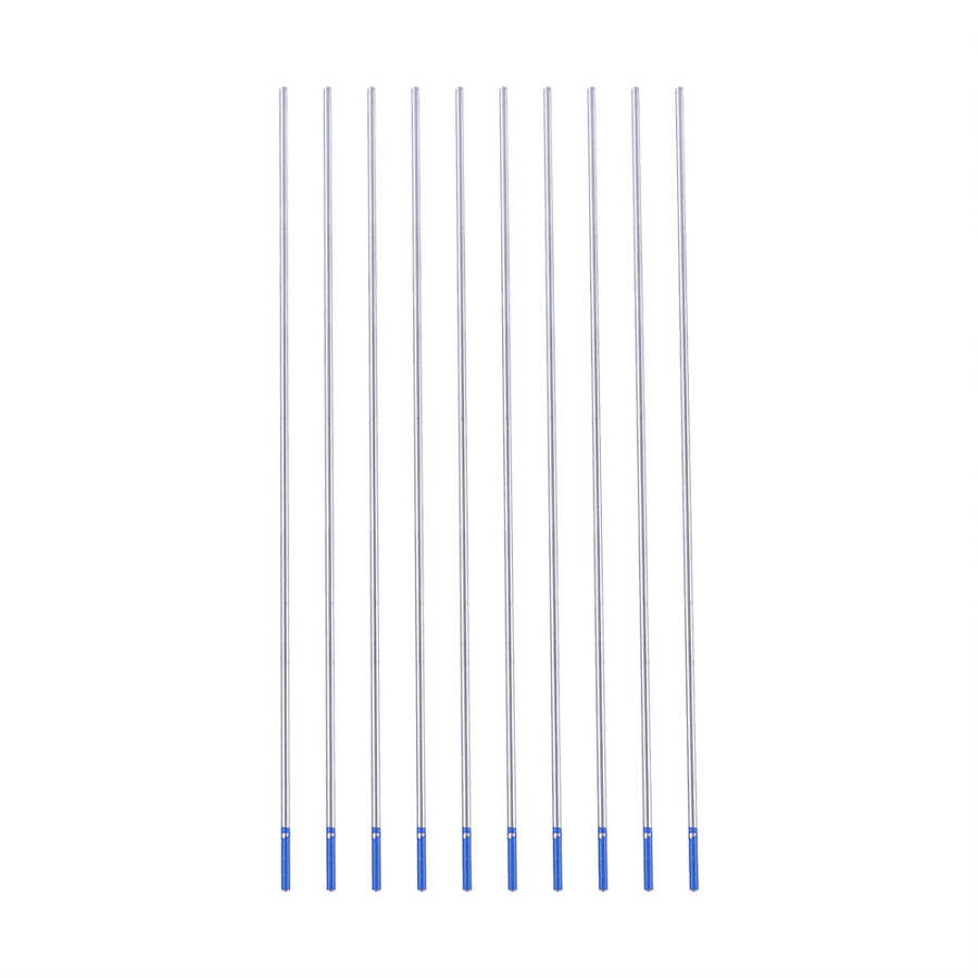 10 pièces/boîte 1.0/1.6/2.4mm électrodes de soudage tiges lanthane tungstène électrodes basse température Tig baguettes à souder ensemble