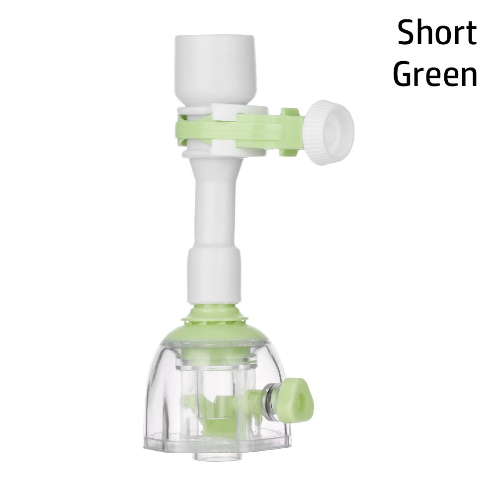 Water-saving Flexible Diffuser Extender Splash-Proof Water Filter Tap Outlet Head Kitchen Faucet Water-tap Extender: Light Grey