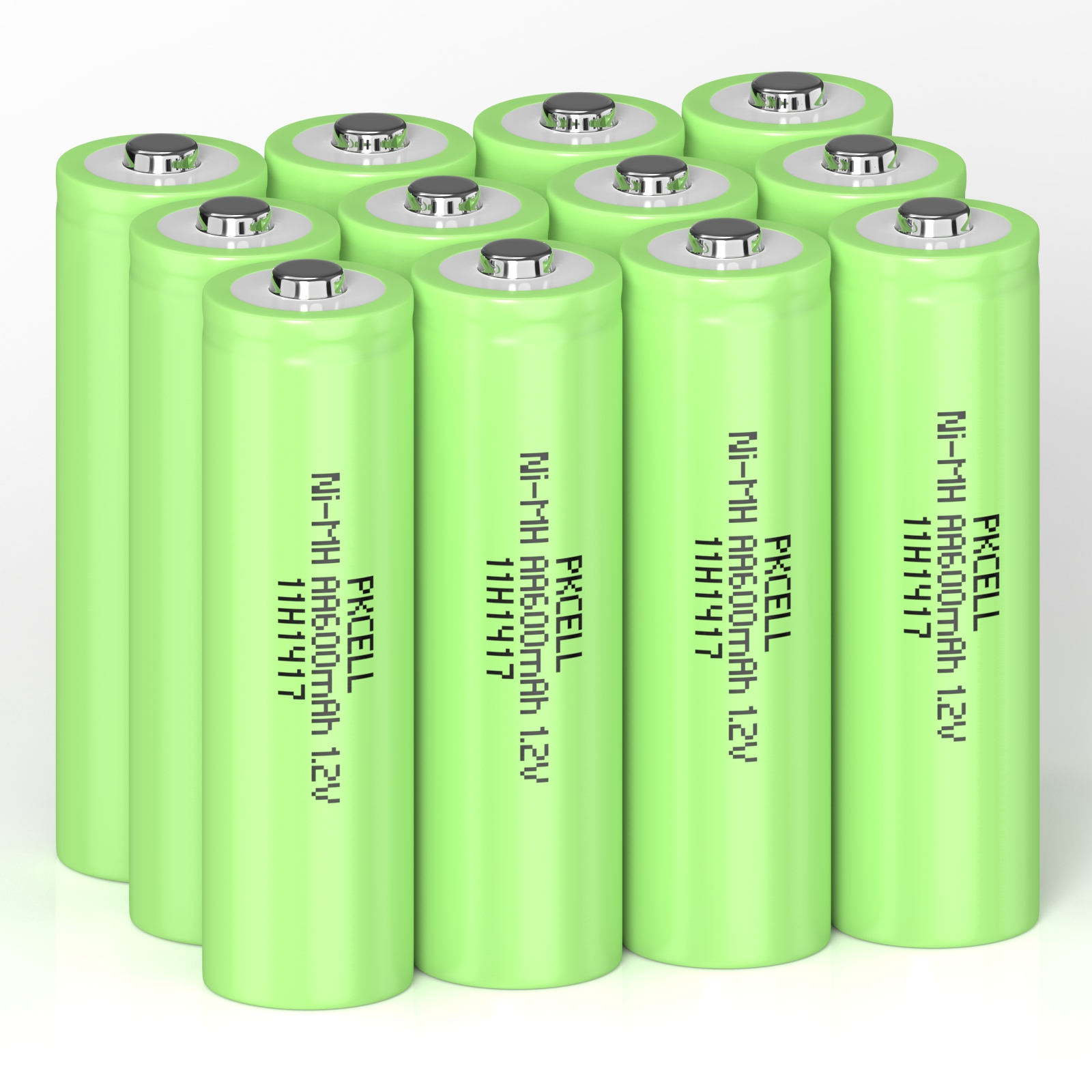 4-32PC PKCELL NI-MH AA 600mAh Akkus 2A 1,2V Akku Hohe Kapazität Für Garten Solar- licht Lampe