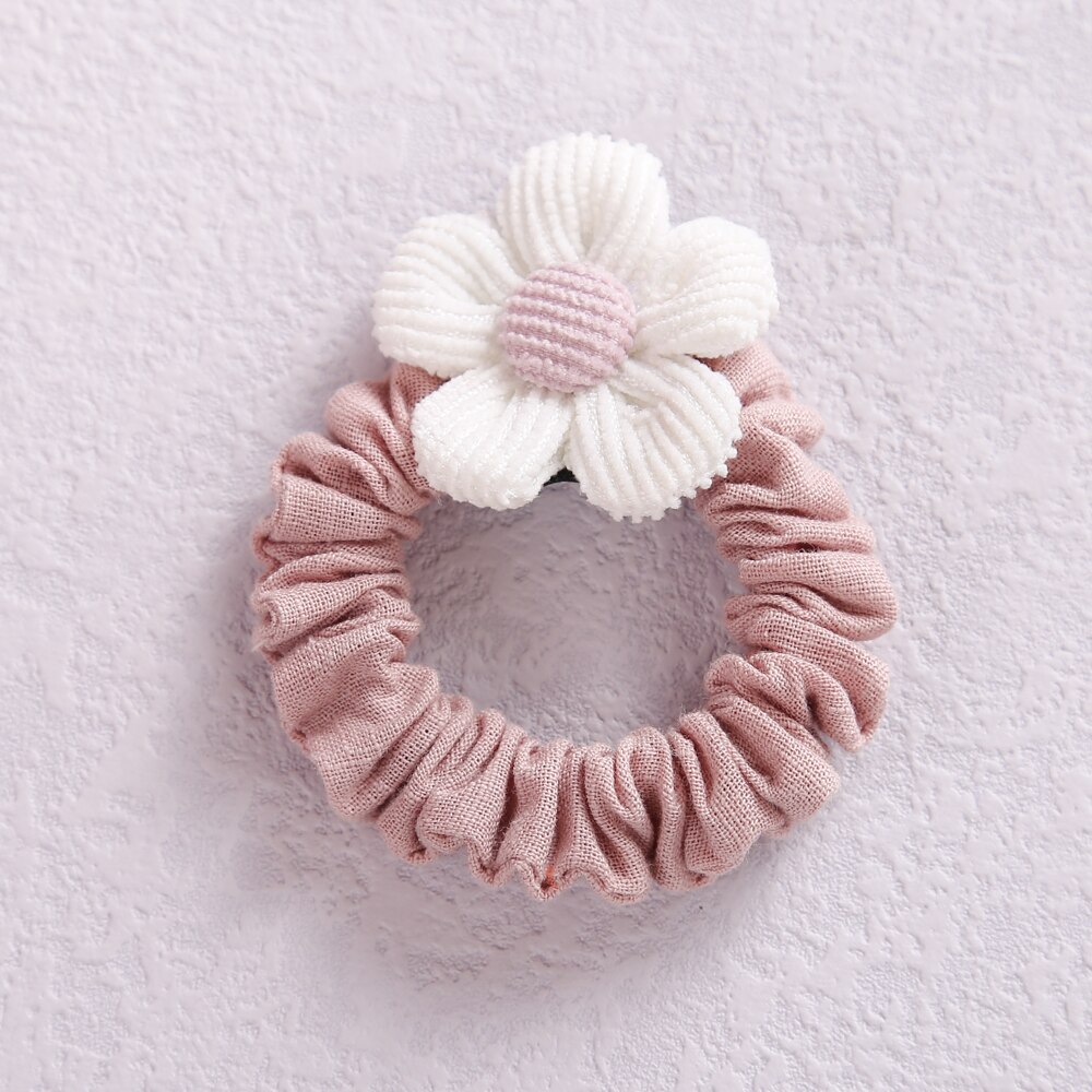 Baby Hair Rubber Bands Flower Girls Ponytail Holder Elastic For Children Scrunchie Infant Hair Accessories Korean Style: 8