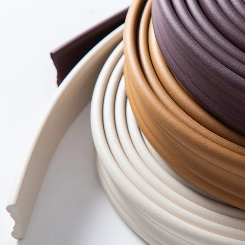 Wall Borders Line Sticker Wall Edges Sticker Flexible Self-Adhesive Foam Molding Trim Strips Edges for Corners Kitchen Window