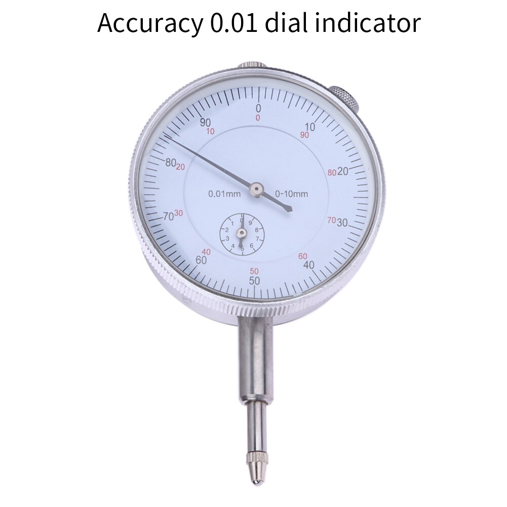 Precision 0.01mm Dial Indicator Gauge 0-10mm Meter Precise Indicator Gauge Mesure Instrument Tool Dial Gauge For Machine Shops