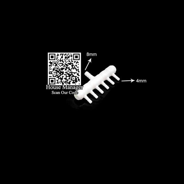 Aquarium Air Splitter Multi Control Fish Tank Air Pump Flow Splitter Distributor Valve Tap Lever use with pipe tube: White 1to6