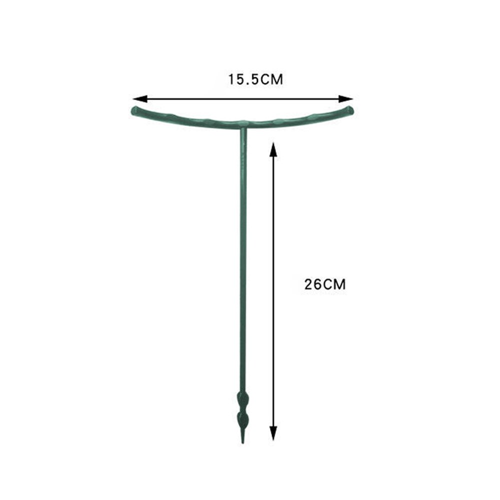 Garden Plant Support Cages Half Round Flower Holder Stake Plastic Flower Pot Climbing Trellis Orchard Rod Gardening Bonsai Tool: L