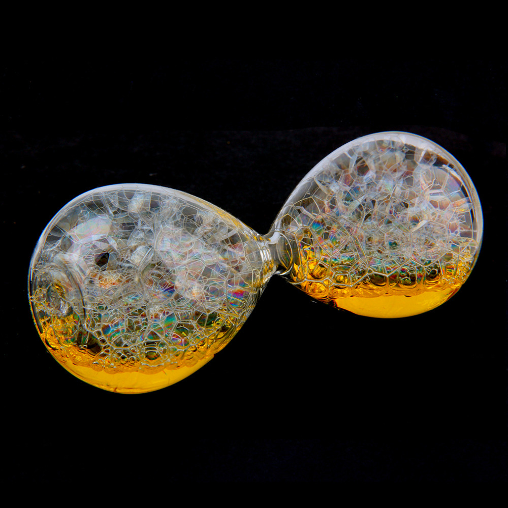1 Uds. Reloj de burbujas de cristal mágico reloj de arena accesorios de decoración de habitación de San Valentín adornos artesanos gotas