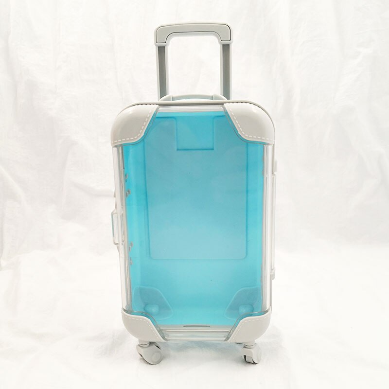 10 pièces faux cils boîte d'emballage rose bagages cils valise vison cils emballage moelleux et bouclé case vide: E