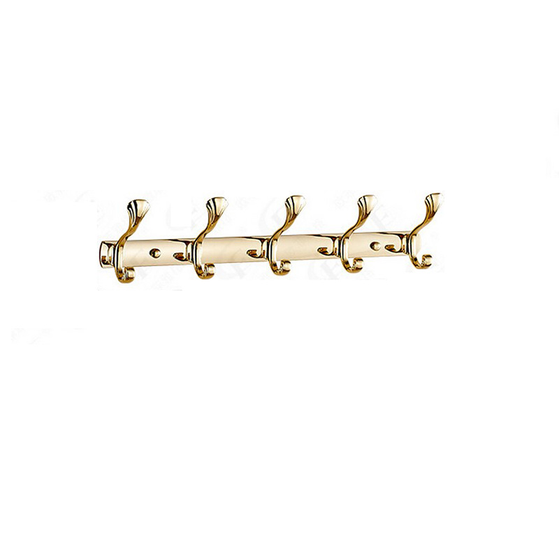 Rose Gouden Handdoek Haak Messing Muur Mount Gouden Handdoek Hanger, Messing Constructie, Badkamer Hardware, Keuken Haak Badkamer Accessoires